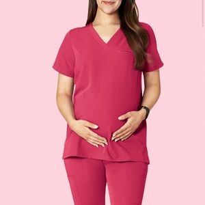 Rose Pink Mandala Scrub Set- Medium